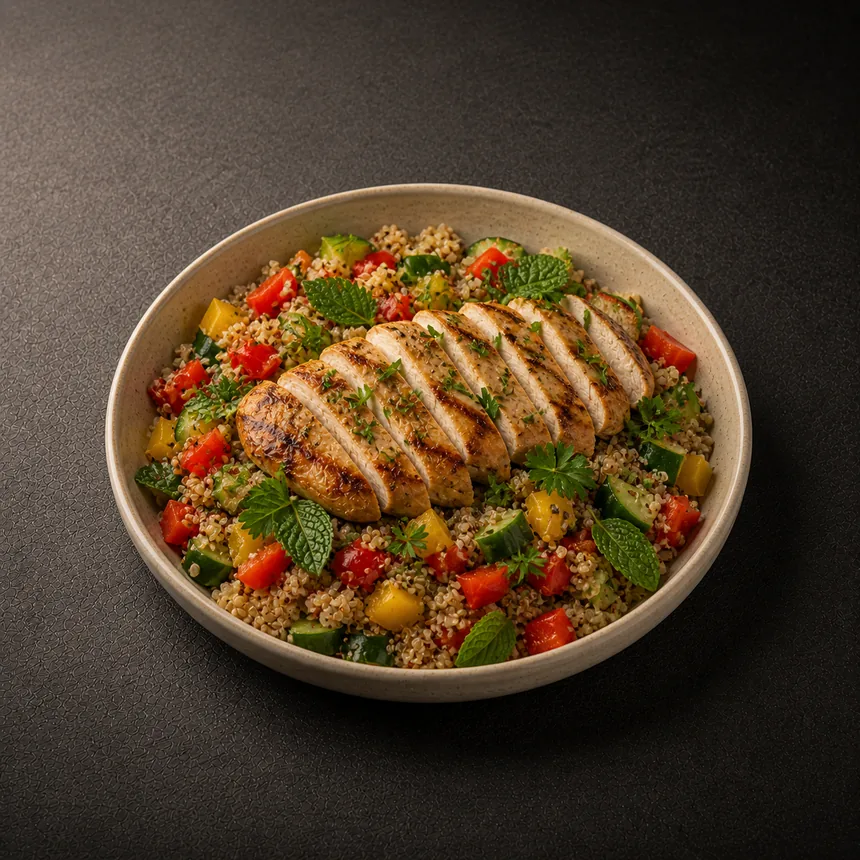TAVUKLU KİNOA SALATA